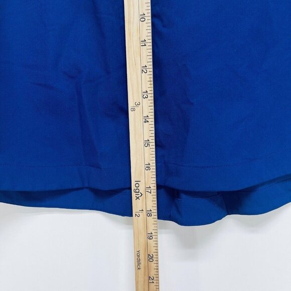 Under Armour Links Woven Skort Size 12 Womens Lightweight Stretch Blue Golf New - Picture 6 of 13